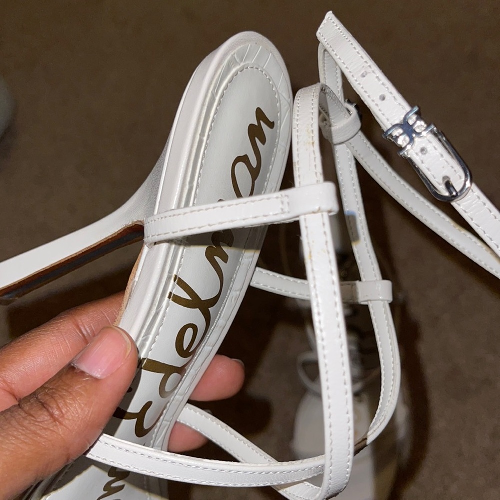 GUC  SAM EDELMAN STRAPPY HEELS !! Size 9. - Picture 10 of 11